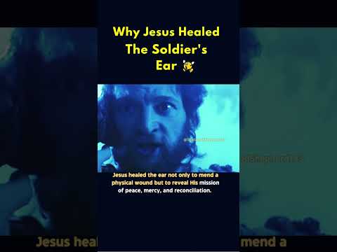 Why Jesus REALLY Healed The Soldier's Ear 🤯😱#shorts #youtube #catholic #jesus #miracle #fypシ