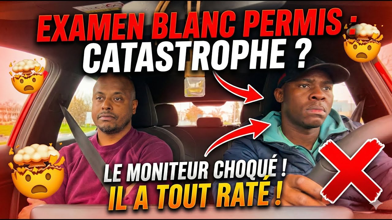 EXAMEN BLANC CATASTROPHE ? Le Moniteur est CHOQUÉ ! (+ Le Débriefing) 🤓