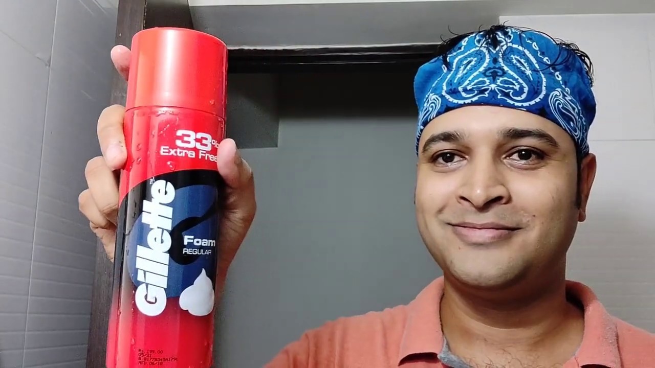 Gillette Foam review in Hindi - YouTube