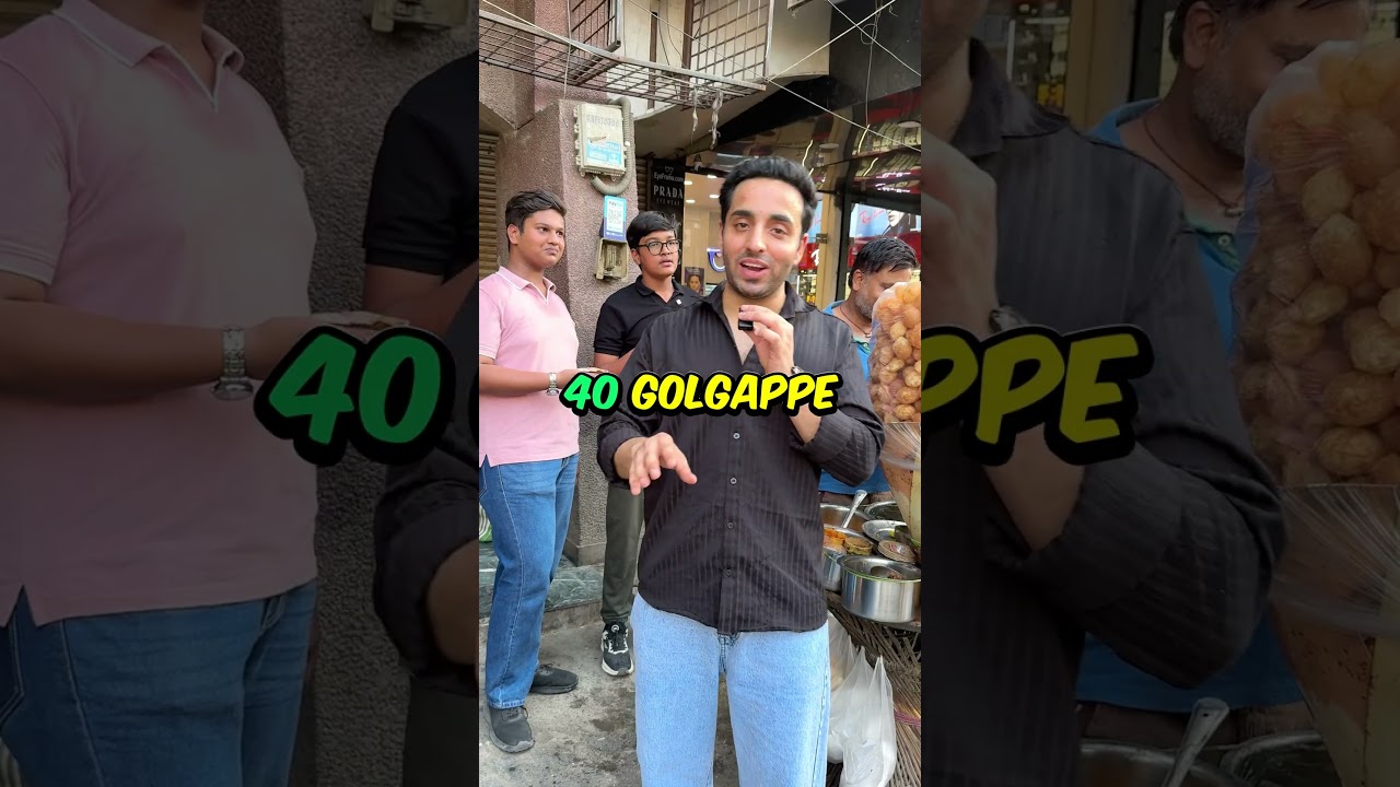 Can These Gen Z Boys Eat 100 Golgappas? 😳#foodchallenge #sahilkhannt