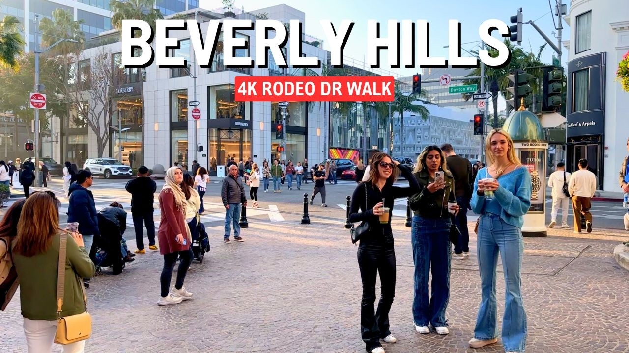 BEVERLY HILLS ๐ด Rodeo Drive ๐บ๐ธ California 4K - YouTube
