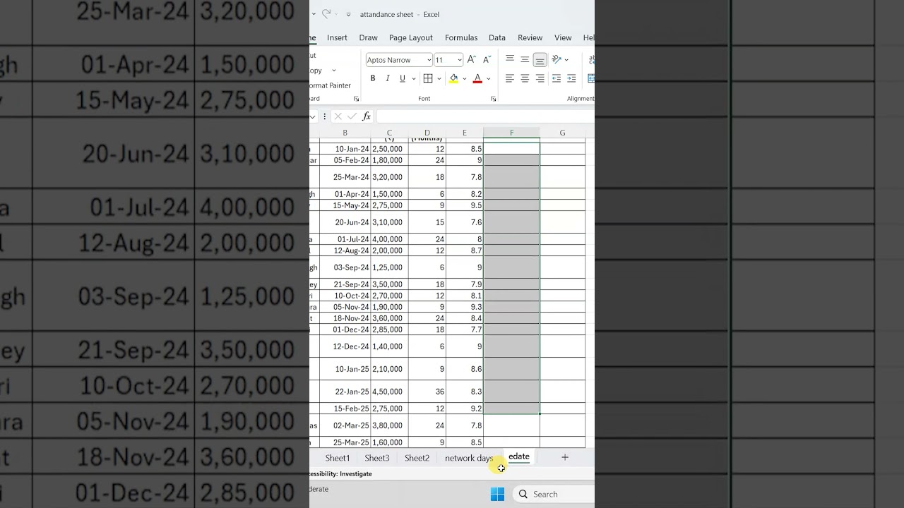 edate в Excel #asgroup #excel