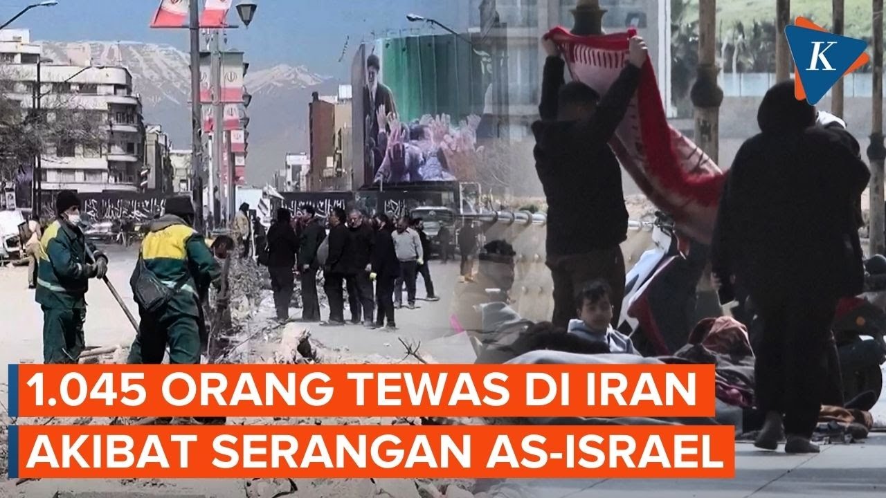 Korban Tewas di Iran akibat Serangan AS-Israel Tembus 1.000 Jiwa, Konflik Kian Meluas