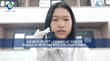 2.4 INCH IPS TFT LCD DISPLAY 240X320 Resolution WITH 230 NITS LCD TOUCH PANEL #lcd