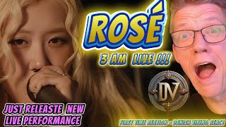 First time reaction to ROSÉ  3am live performance #reaction #rose #rosé #musicreactions #blackpink