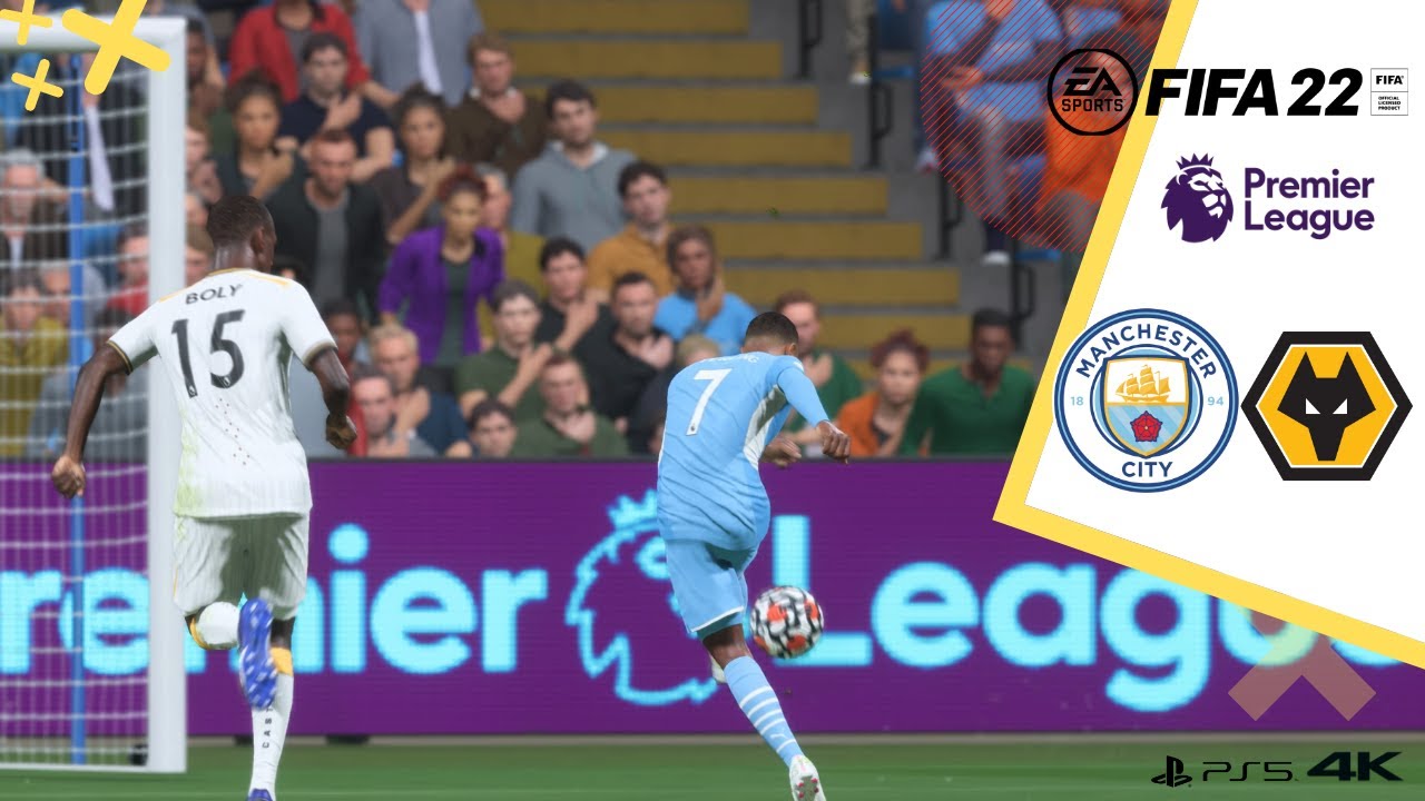 FIFA 22 PS5 | Man City VS Wolves | English Premier League | gameplay