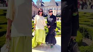 Demi Moore and her daughter Tallulah Willis arrive at the Balenciaga Haute Couture Show. #DemiMoore