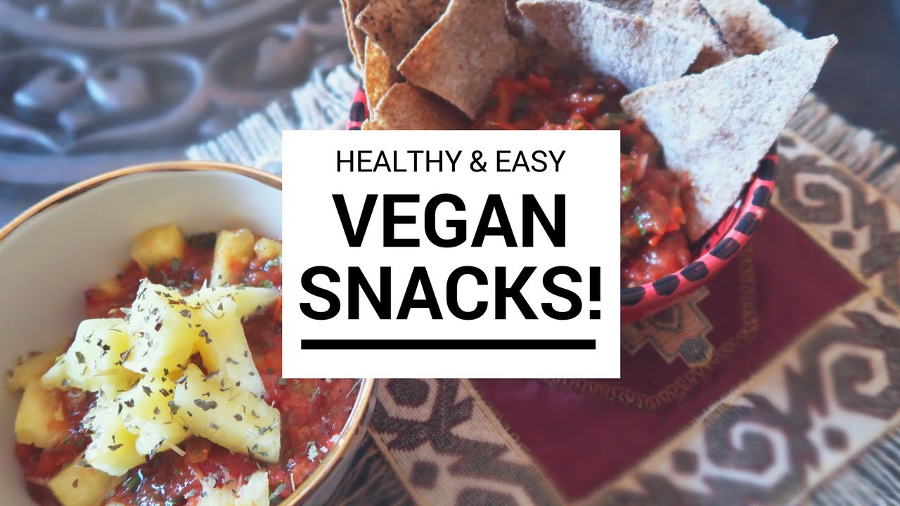 7 VEGAN SUMMER SNACK IDEAS! HEALTHY + EASY - YouTube