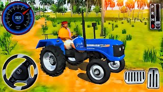 Tractor driving cargo trolley simulator - 3d farming Indian tractor driver - Android Gameplay screenshot 5