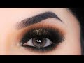 3 step black smokey eye with gold shimmer   chandrika