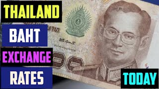 Thai Baht Currency Exchange Rates Today 15 September 2023 Latest Forex Usdthb