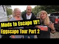 Escape Trailer Rally Part 2! Modifications to Eggscape Escape 19' Interior Tour