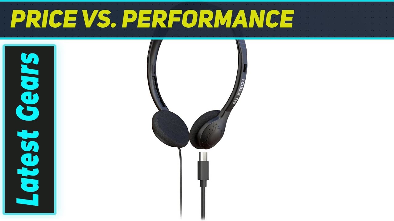 Best USB-C Headphones for Students? Bulktech On-Ear Headphones