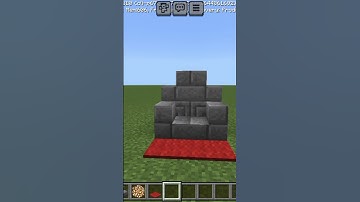 Cool Throne Build Hack in Minecraft 🔥😎 #shorts #trending