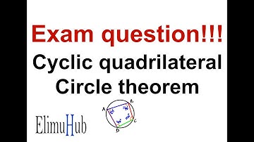 Q13a 2015 NECTA FORM 4 MATHS - How to solve  Cyclic quadrilateral - ElimuHub