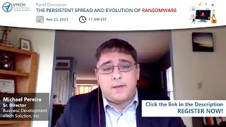 Panel Discussion | The Persistent Spread and Evolution of Ransomware