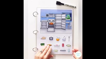 Kitchen Life Skills and Language Interactive Book