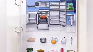 Kitchen Life Skills and Language Interactive Book