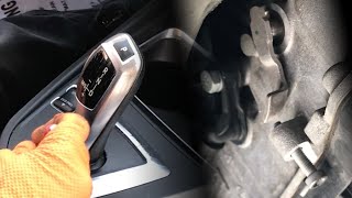 How to put BMW into neutral with a dead battery or no key (Electronic Shifter)