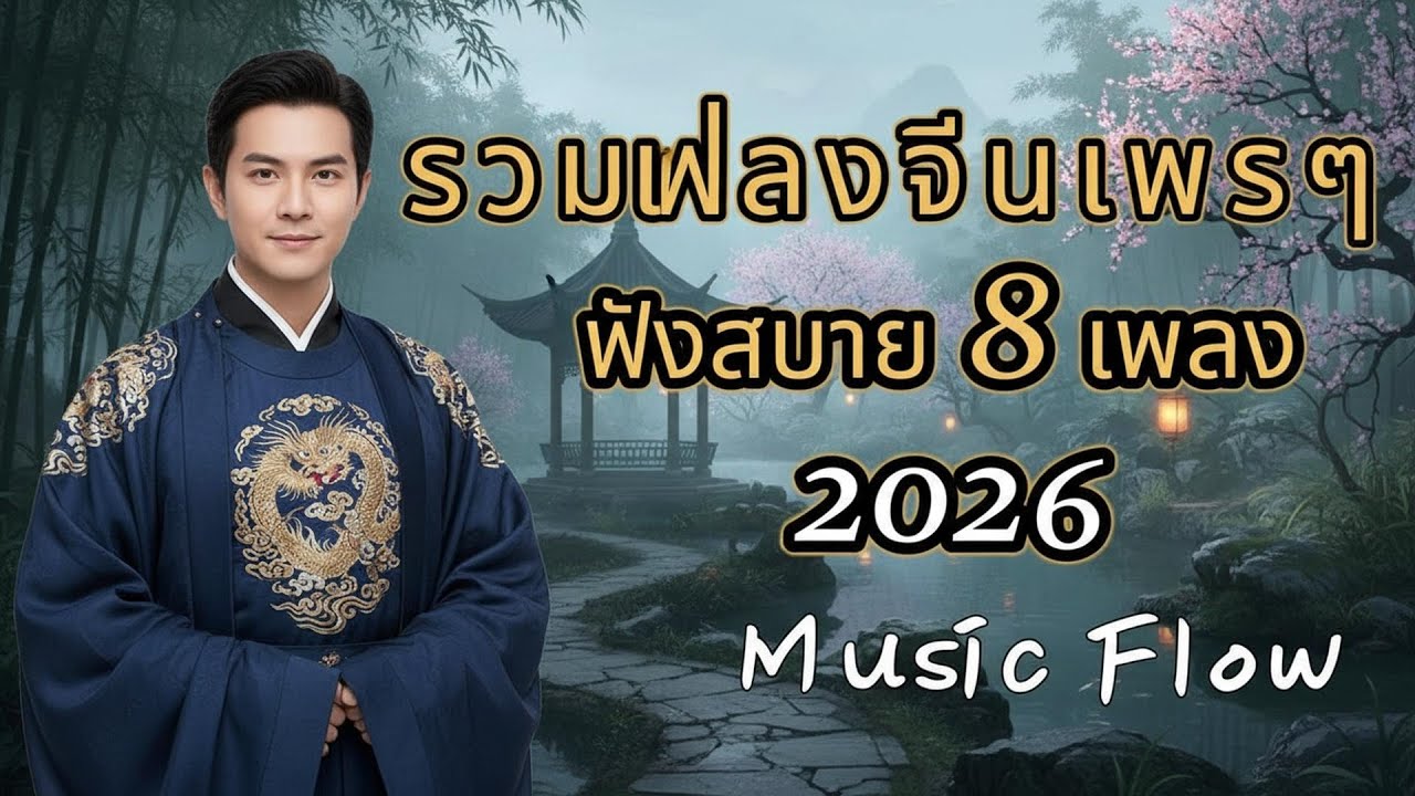 【รวมเพลงจีนเพราะๆ 】🎶 ฟังสบาย 8 เพลงในคลิปเดียว 🎶 | Music Flow
