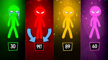 Stickman Party (257) Gameplay | Tournament Mode 1 23 4  Players Free Random | MiniGames Update