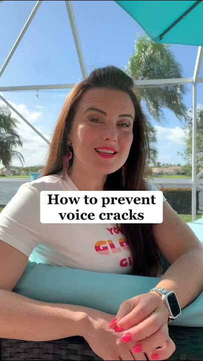 How to get your voice to stop cracking!
