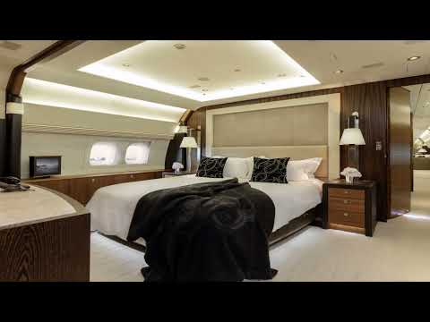 Inside VIP Boeing 767 P4-MES " The Bandit " owned by a Russian billionaire Roman Abramovich