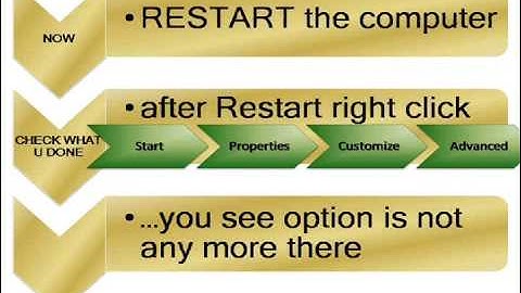 My Recent Documents how to remove from XP / Vista
