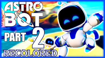 ASTRO BOT | Recolored Gameplay Walkthrough Part 2 100% No Commentary PS5