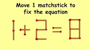 Fix 1+2=8 | Match Stick Puzzles part 23 | Puzzles with Answer | Feed Brain With Prema