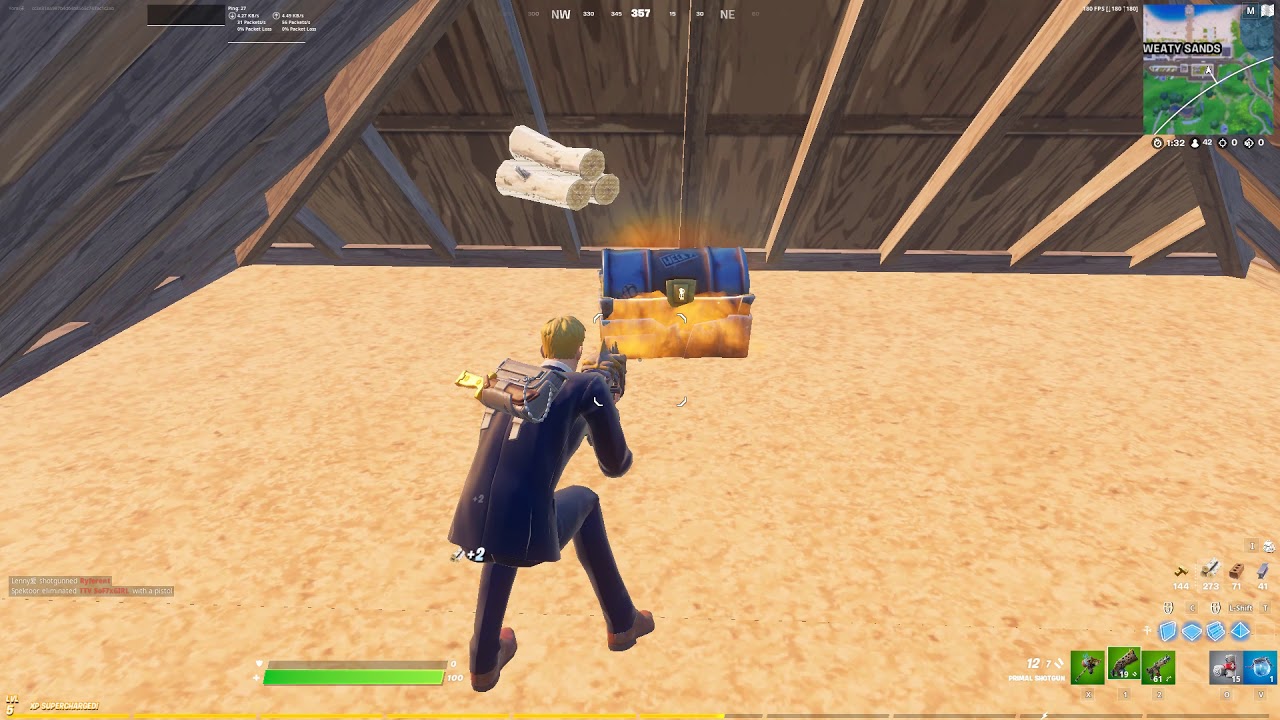 Fortnite Season 6 Bunker Chest Gameplay! Chapter 2 season 6 YouTube