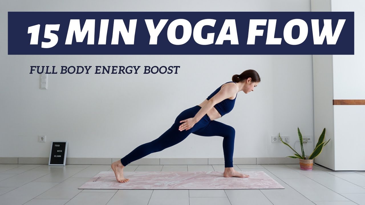 15 min Vinyasa Yoga | Full Body Flow | Everyday Yoga for Strength ...