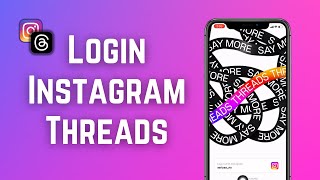 How To Login On Instagram Threads! (EASY)