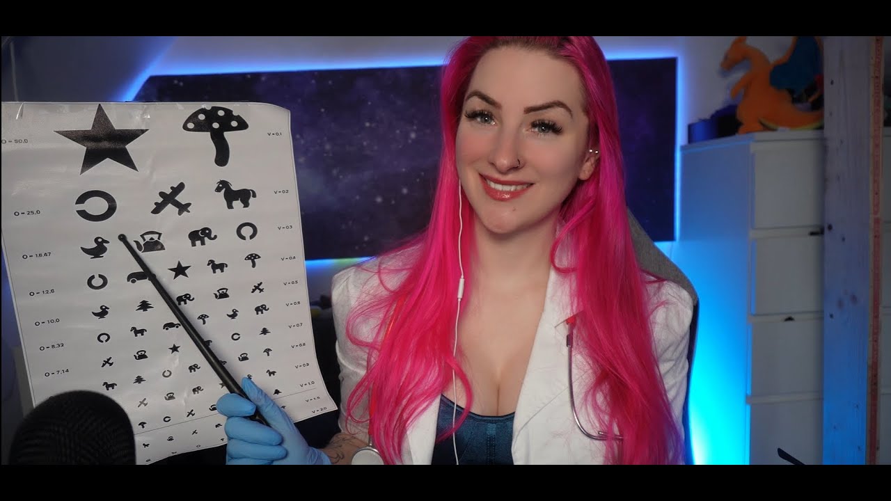 ASMR Augenarzt Roleplay👁️ | Sehtest, Lichttest & Pupillenmessung (Deutsch)
