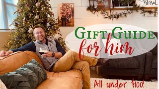 Gift Guide For Him! All Under $100! Ethical &amp; Sustainable ideas that support small/medium businesses