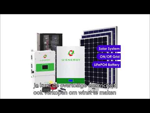 hybride zonne-opslagsystemen voor thuis,zonne-energie systeem Componenten:,fotovoltaïsche onderdelen