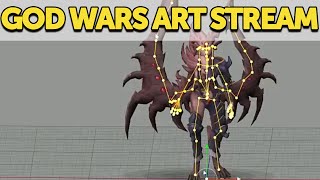 God Wars 2 Art Stream  - RuneScape Animation