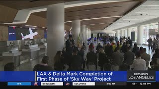 LAX, Delta cut ribbon on first phase of 'Sky Way' project