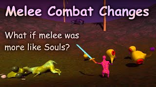 Melee Attacks + new Character Controls?