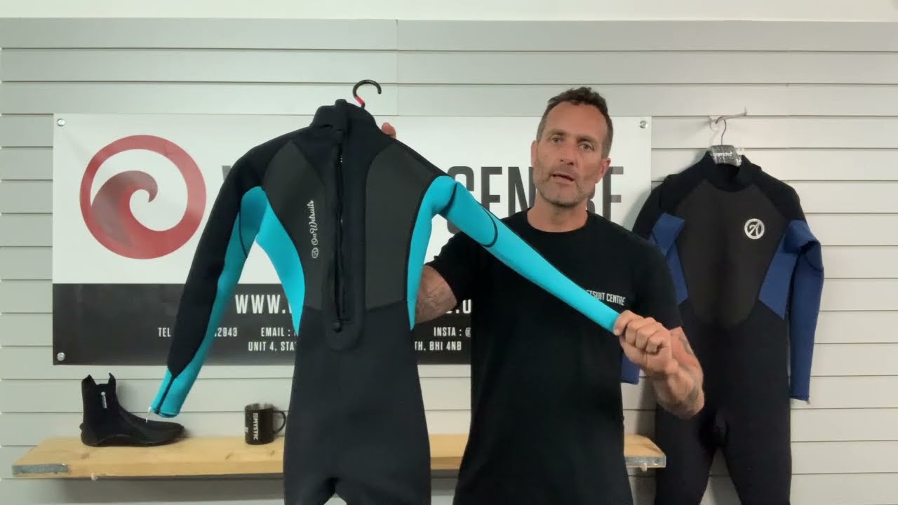 OA 3/2mm Classic Back Zip Kids Wetsuit 2024 - Aqua | Wetsuit Centre