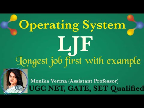 Longest Job First | LJF | CPU Scheduling| UGC NET