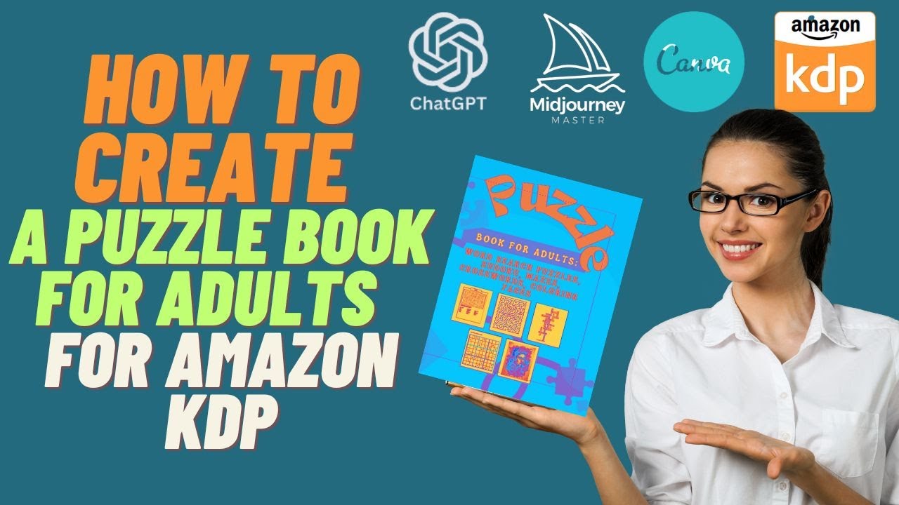 How to create fast and easy a Puzzle book for Adults, to sell via