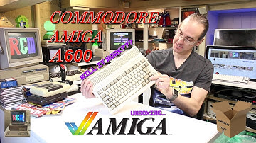 COMMODORE AMIGA A600 UNBOXING, AND RESTORATION. Will It work? #commodore