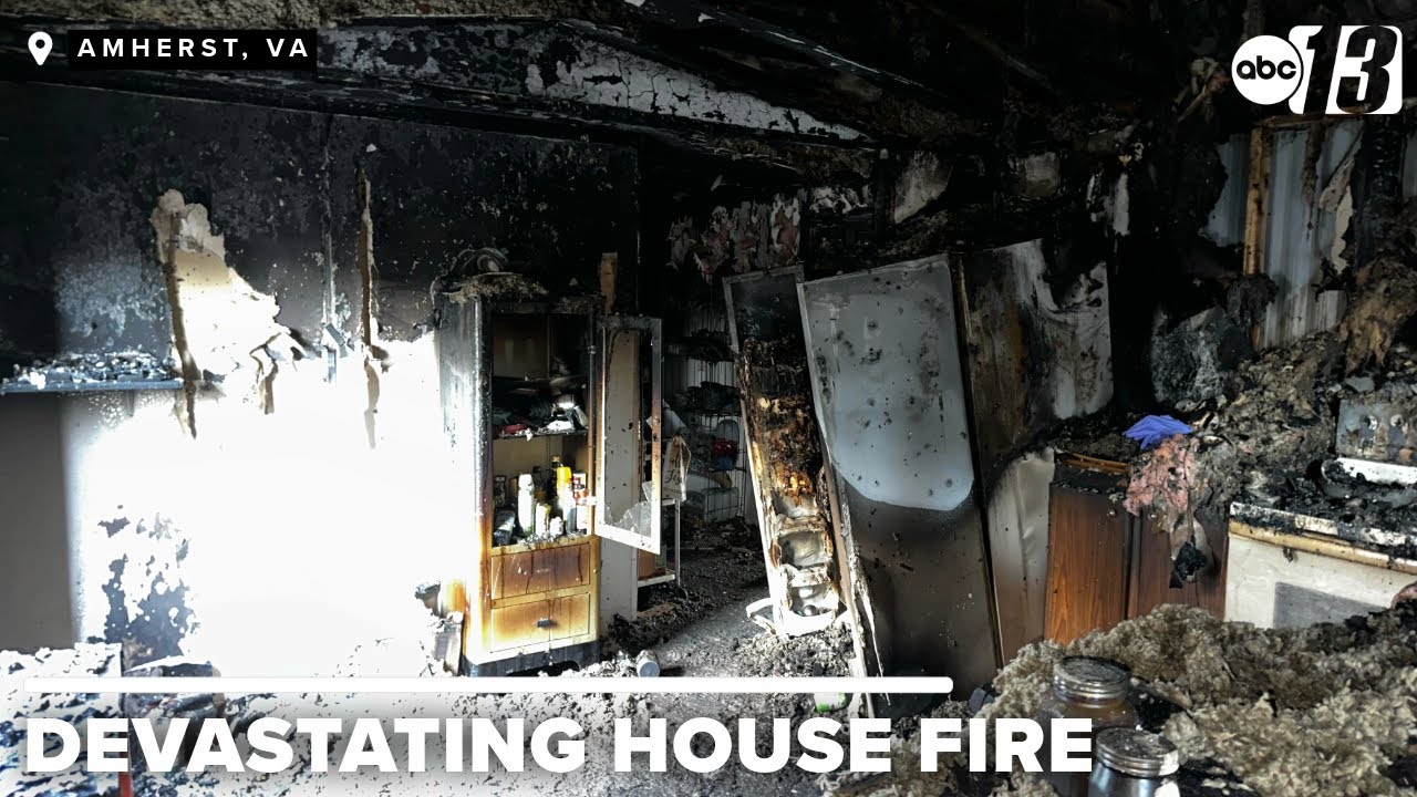 Deputy's family loses everything in house fire - YouTube