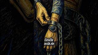 Özgür Değilsin. Zincirini Kendin Taktın.