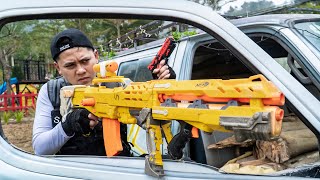 LTT Nerf War : Special police SEAL X Warriors Nerf Guns Fight Dr Ken Crazy Criminals Action Mission