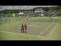 2023年IH ソフトテニス 女子個人 5回戦 半田実来・永沢日陽花(東北文教大山形城北・山形) x 清水千里・仲倉理緒(米子松蔭・鳥取) 15コート