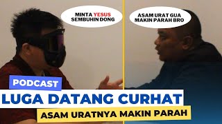 Luga Datang Curhat ke Studio HMC, Yesus Gagal Nyembuhin Asam Uratnya