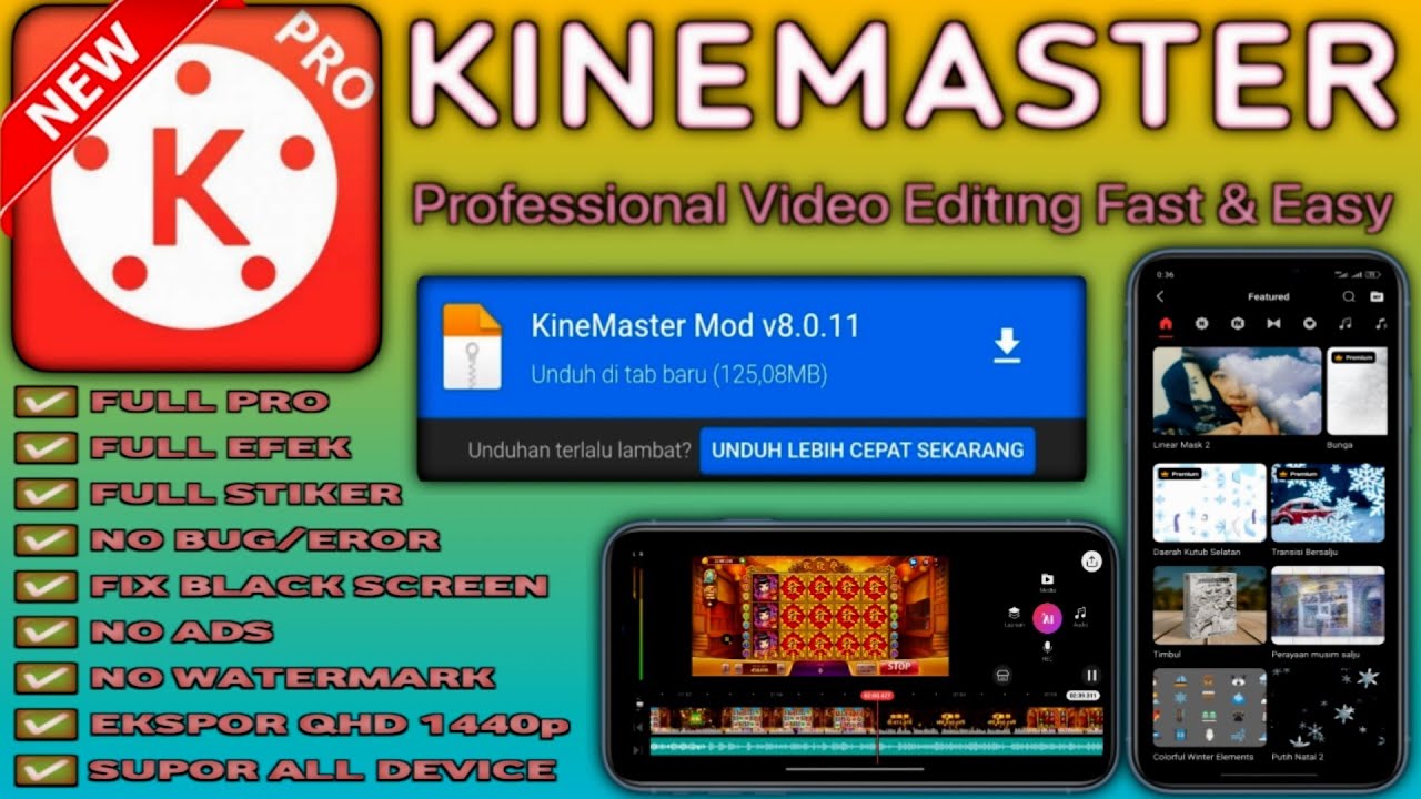 Apk KineMaster Pro V8.0.11 Update Terbaru Editing Video Terbaik 2026
