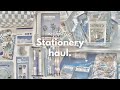 Aesthetic stationery haul aliexpress lots of blue  ft jianwu store